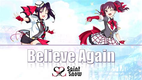 saint snow believe again|Believe again — Saint Snow .